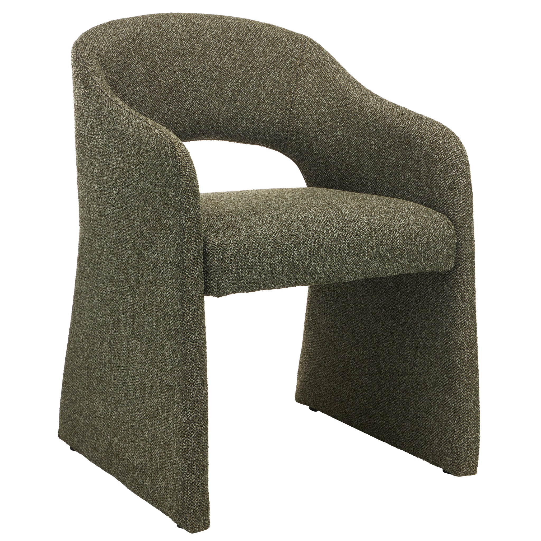 Set of 2 - Valtero Fabric Dining Chair - Twill Green Dining Chairs Mars-Core