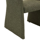 Set of 2 - Valtero Fabric Dining Chair - Twill Green Dining Chairs Mars-Core