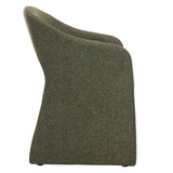 Set of 2 - Valtero Fabric Dining Chair - Twill Green Dining Chairs Mars-Core
