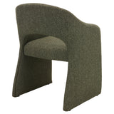 Set of 2 - Valtero Fabric Dining Chair - Twill Green Dining Chairs Mars-Core
