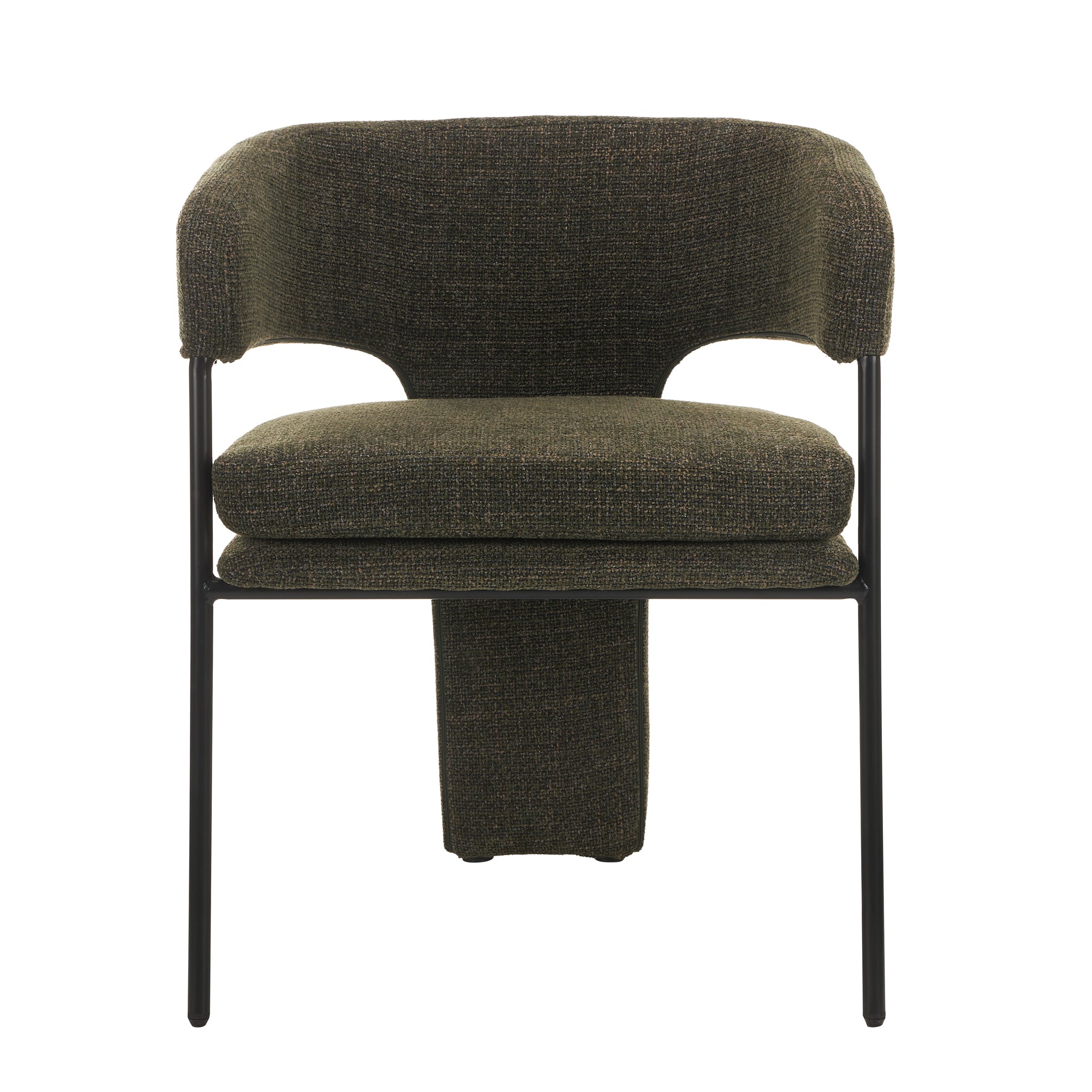 Set of 2 - Lorvain Fabric Dining Chair - Kaitoke Green Dining Chairs Mars-Core