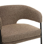 Set of 2 - Lorvain Fabric Dining Chair - Cobble Chocolate Dining Chairs Mars-Core