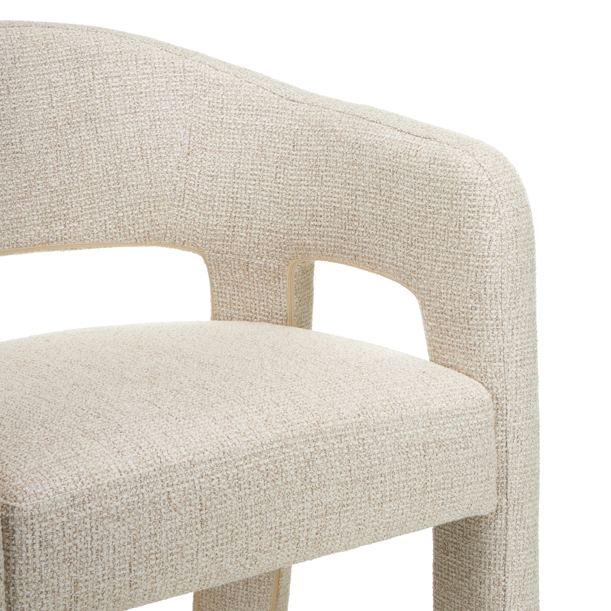 Set of 2 - Lunet Fabric Dining Chair - Verona Ivory Dining Chairs Mars-Core