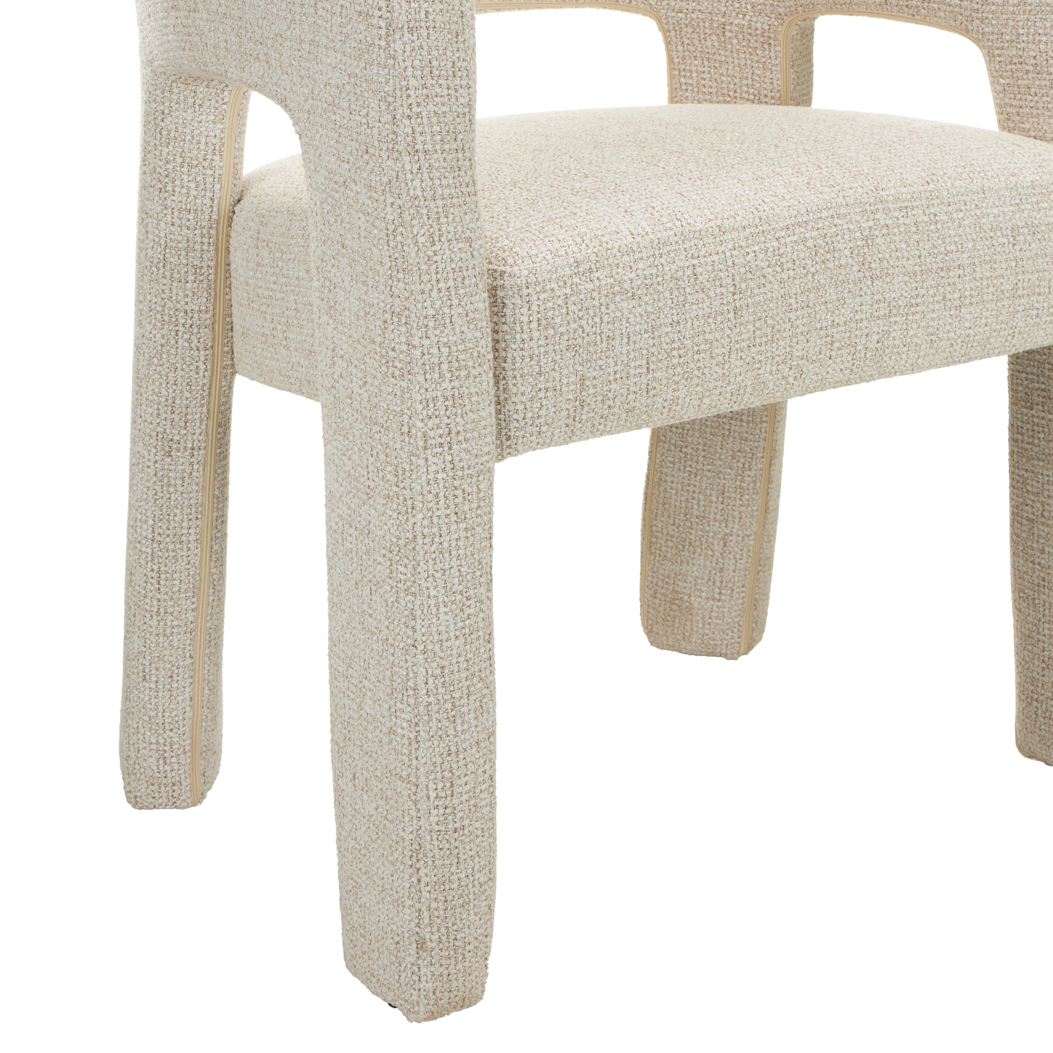 Set of 2 - Lunet Fabric Dining Chair - Verona Ivory Dining Chairs Mars-Core