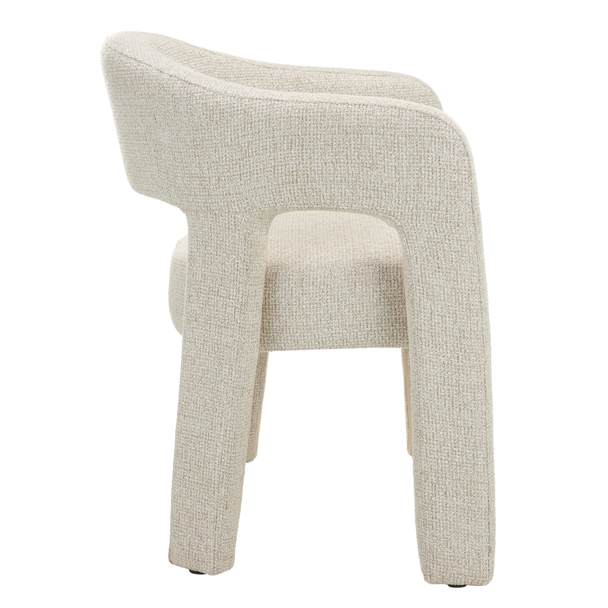 Set of 2 - Lunet Fabric Dining Chair - Verona Ivory Dining Chairs Mars-Core