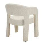 Set of 2 - Lunet Fabric Dining Chair - Verona Ivory Dining Chairs Mars-Core