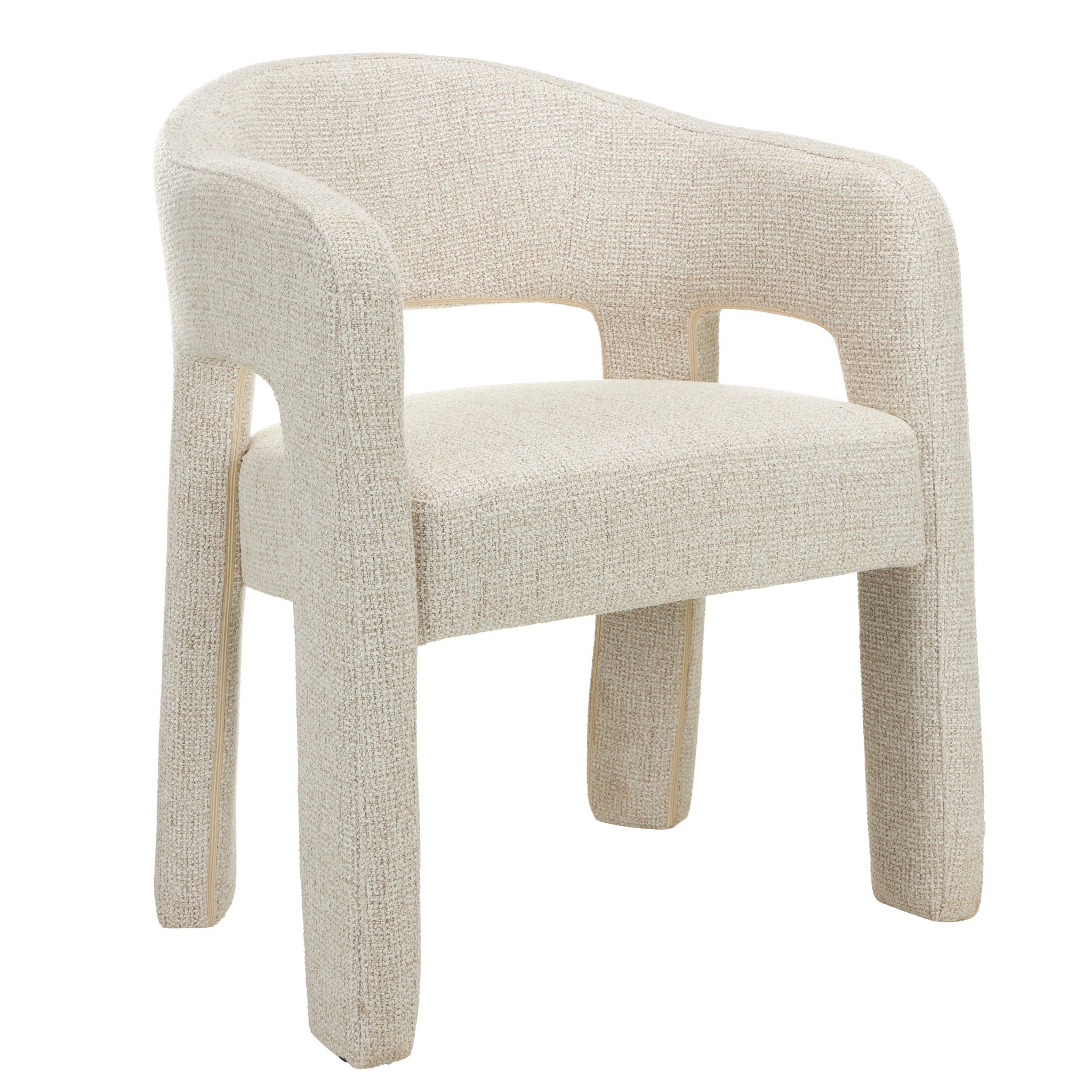 Set of 2 - Lunet Fabric Dining Chair - Verona Ivory Dining Chairs Mars-Core
