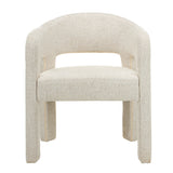 Set of 2 - Lunet Fabric Dining Chair - Verona Ivory Dining Chairs Mars-Core
