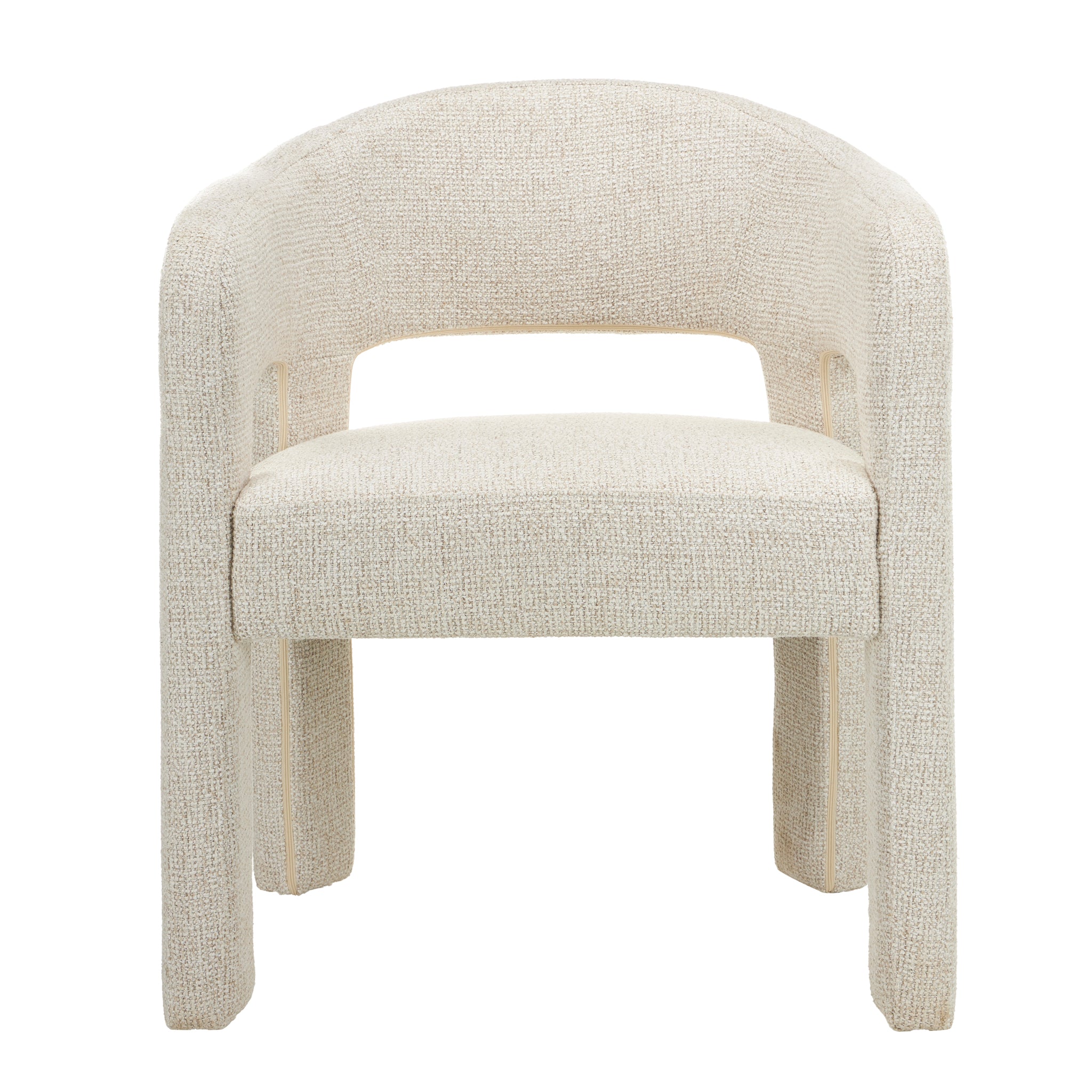 Set of 2 - Lunet Fabric Dining Chair - Verona Ivory Dining Chairs Mars-Core