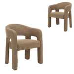 Set of 2 - Lunet Fabric Dining Chair - Verona Light Tan Dining Chairs Mars-Core