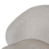 Set of 2 - Bruna Natural Dining Chair - Ivory Beige Dining Chair Cino-Core