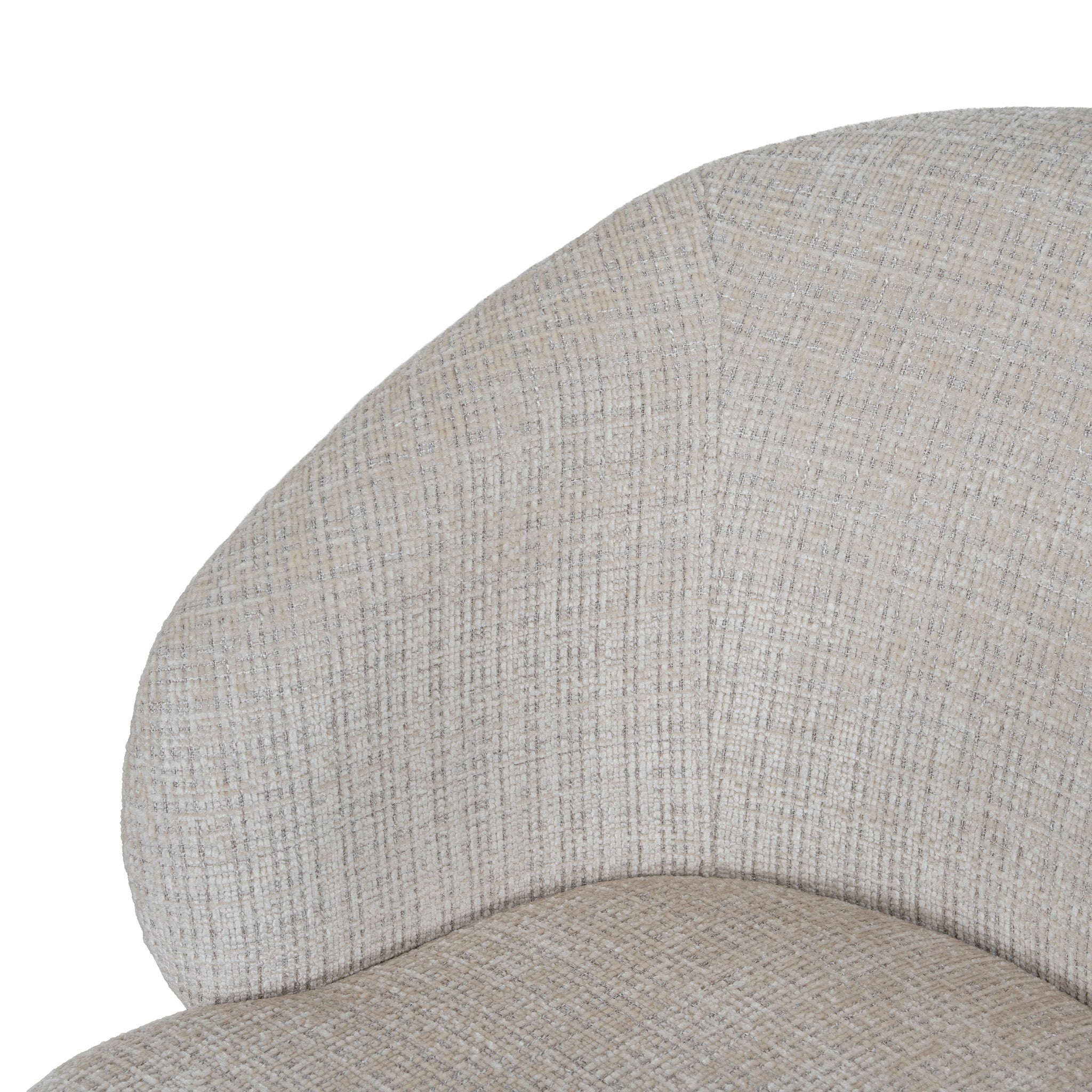 Set of 2 - Bruna Natural Dining Chair - Ivory Beige Dining Chair Cino-Core