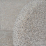 Set of 2 - Bruna Natural Dining Chair - Ivory Beige Dining Chair Cino-Core