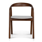 Set of 2 - Rowan Walnut Dining Chair - Naxos Beige
