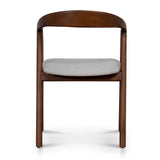 Set of 2 - Rowan Walnut Dining Chair - Naxos Beige