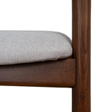 Set of 2 - Rowan Walnut Dining Chair - Naxos Beige