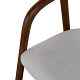 Set of 2 - Rowan Walnut Dining Chair - Naxos Beige