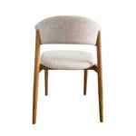 Set of 2 - Tove Natural Dining Chair - Califonia Beige Hanson-Core