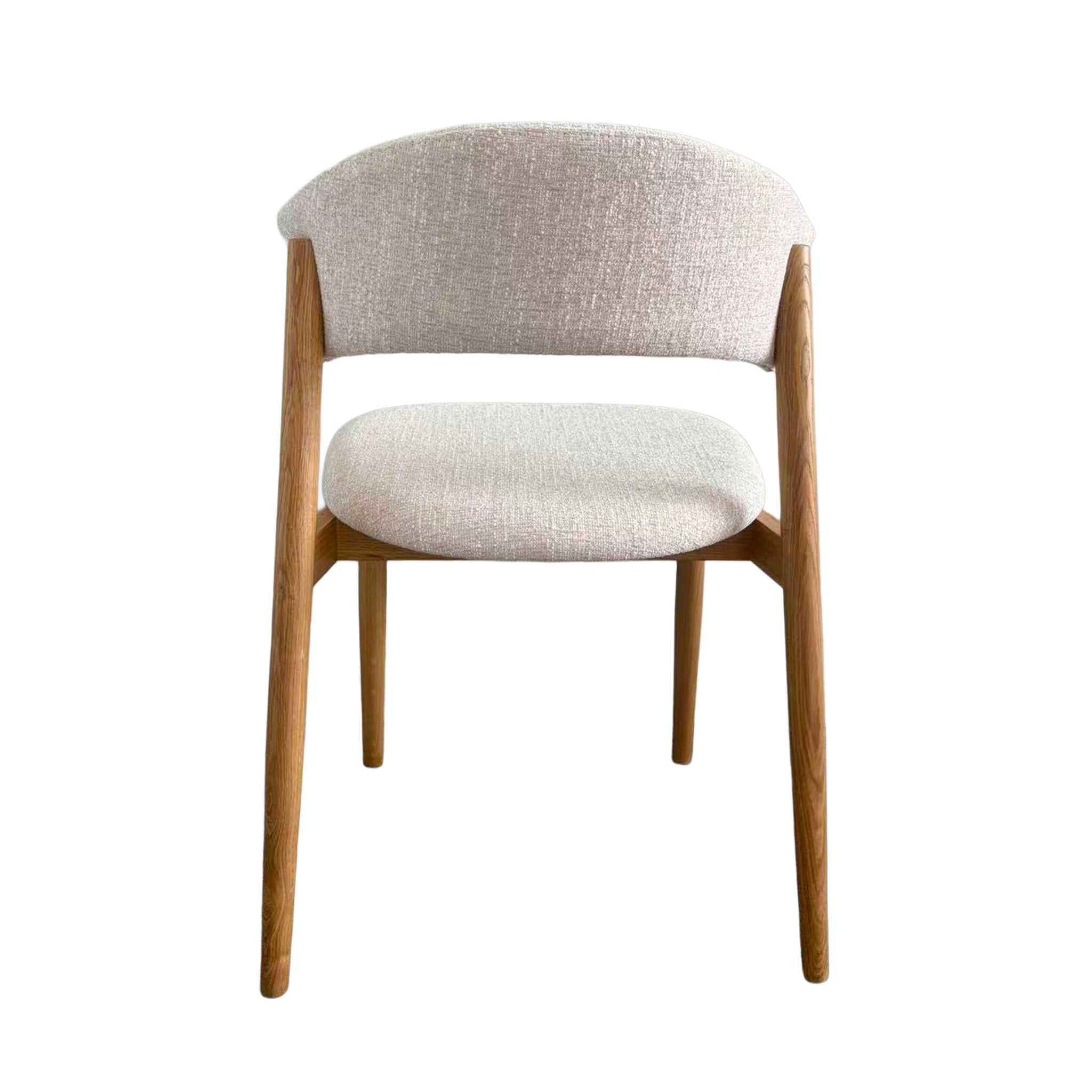 Set of 2 - Tove Natural Dining Chair - Califonia Beige Hanson-Core