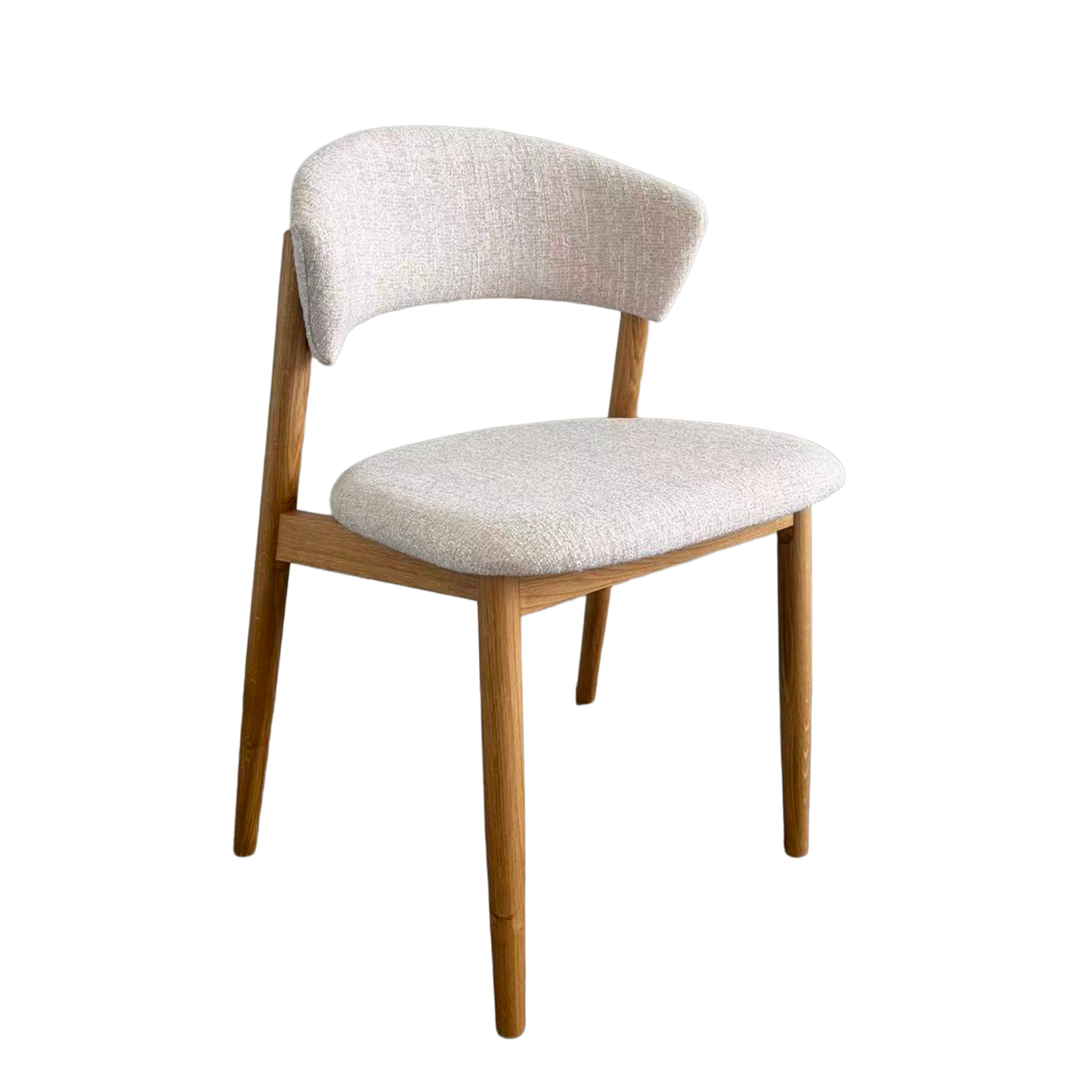 Set of 2 - Tove Natural Dining Chair - Califonia Beige Hanson-Core