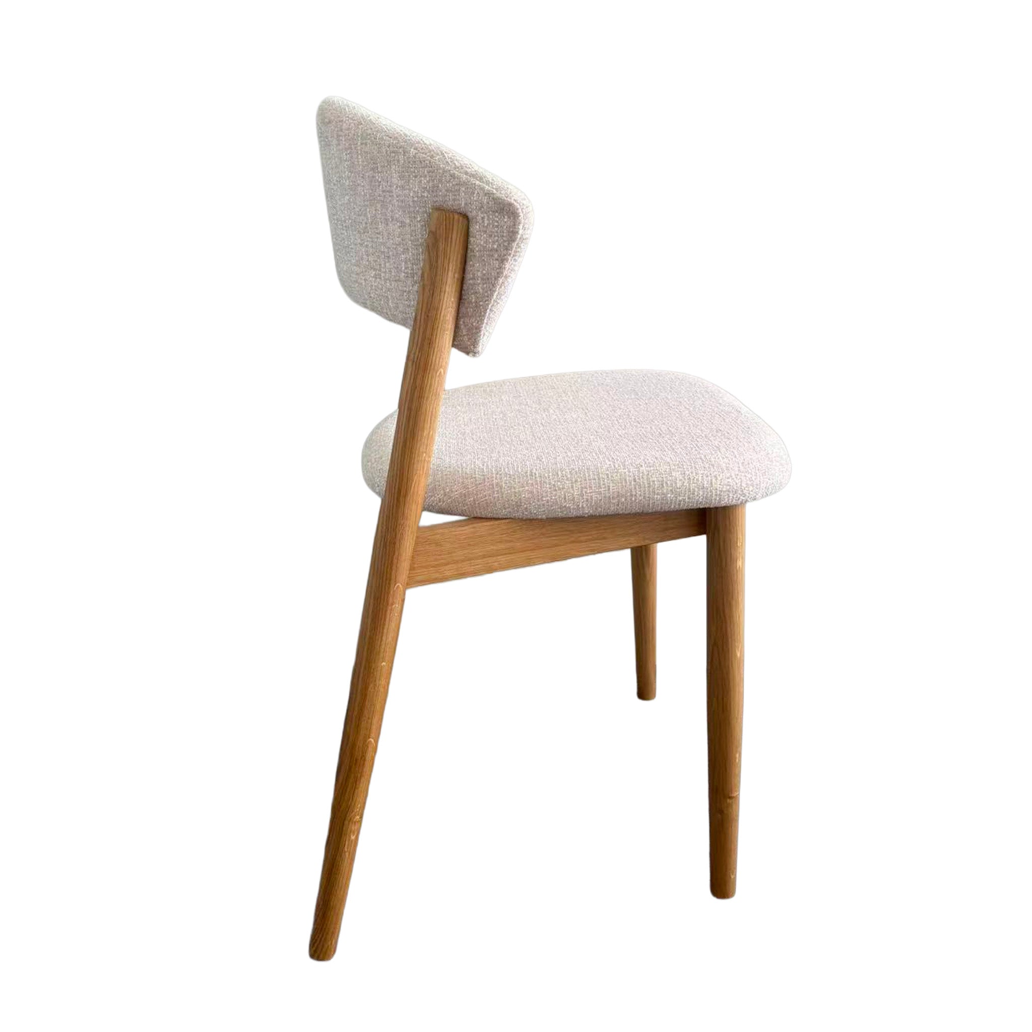 Set of 2 - Tove Natural Dining Chair - Califonia Beige Hanson-Core