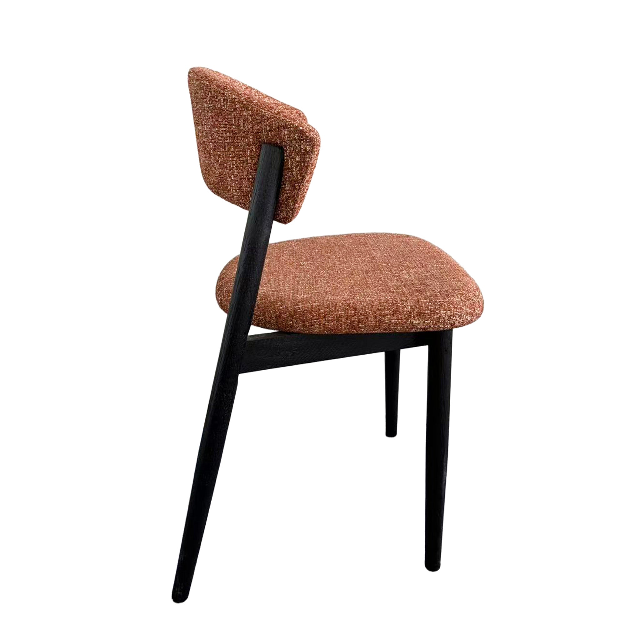 Set of 2 - Tove Black Dining Chair - California Copper Hanson-Core