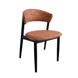 Set of 2 - Tove Black Dining Chair - California Copper Hanson-Core