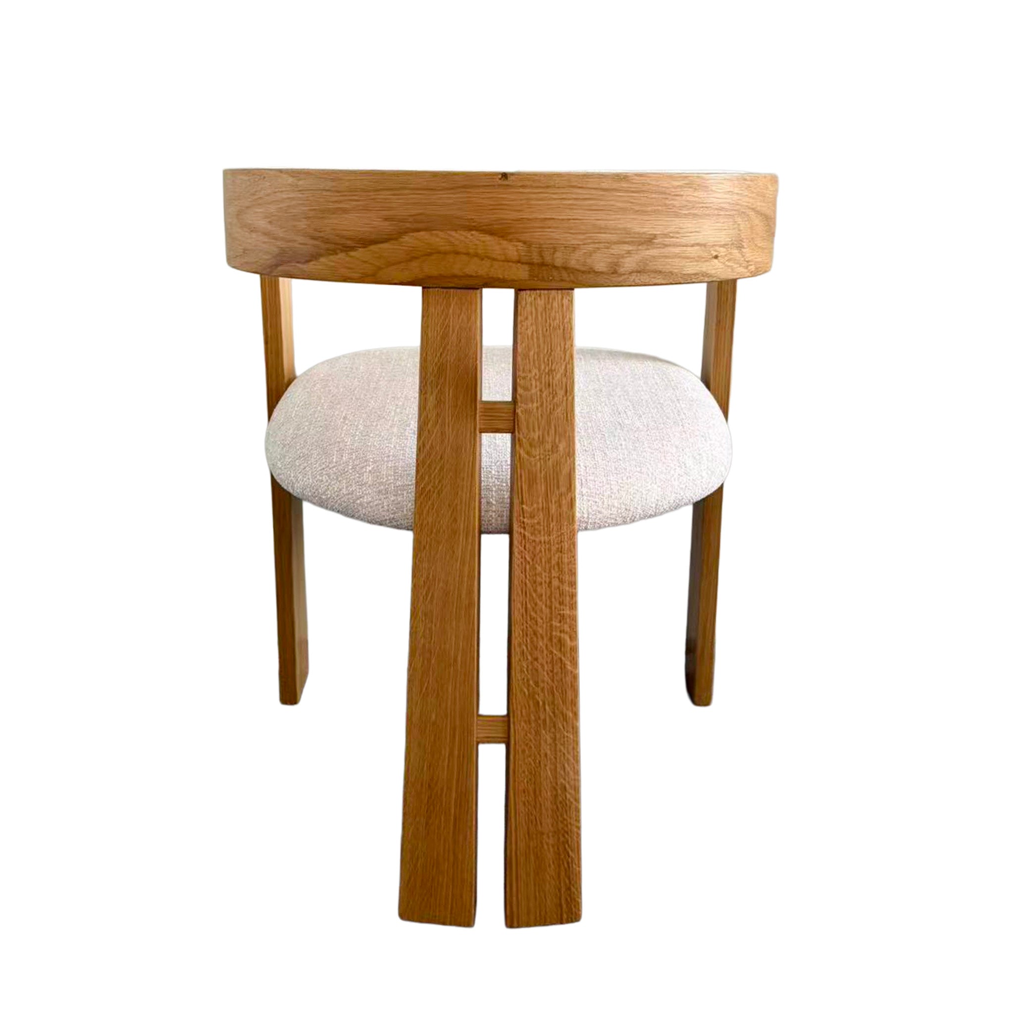 Set of 2 - Roux Natural Dining Armchair - Califonia Beige Hanson-Core