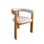 Set of 2 - Roux Natural Dining Armchair - Califonia Beige Hanson-Core