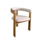 Set of 2 - Roux Natural Dining Armchair - Califonia Beige Hanson-Core