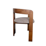 Set of 2 - Roux Distressed Walnut Dining Armchair - California Taupe Hanson-Core