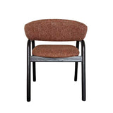 Set of 2 - Soren Black Dining Armchair - California Copper Hanson-Core