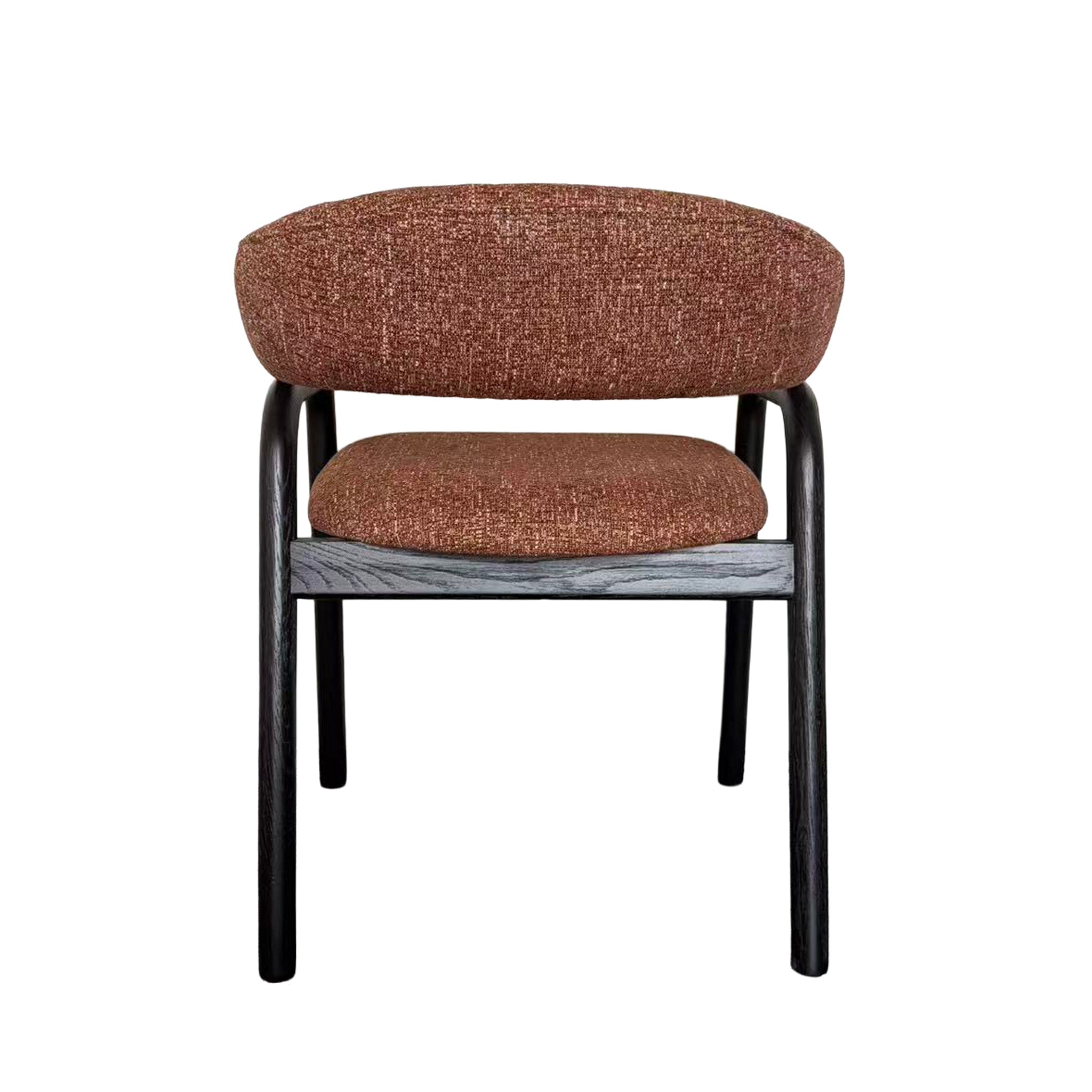 Set of 2 - Soren Black Dining Armchair - California Copper Hanson-Core