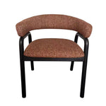 Set of 2 - Soren Black Dining Armchair - California Copper Hanson-Core