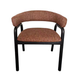 Set of 2 - Soren Black Dining Armchair - California Copper Hanson-Core