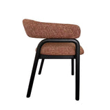 Set of 2 - Soren Black Dining Armchair - California Copper Hanson-Core
