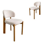 Set of 2 - Ansel Natural Dining Chair - Califonia Beige Hanson-Core