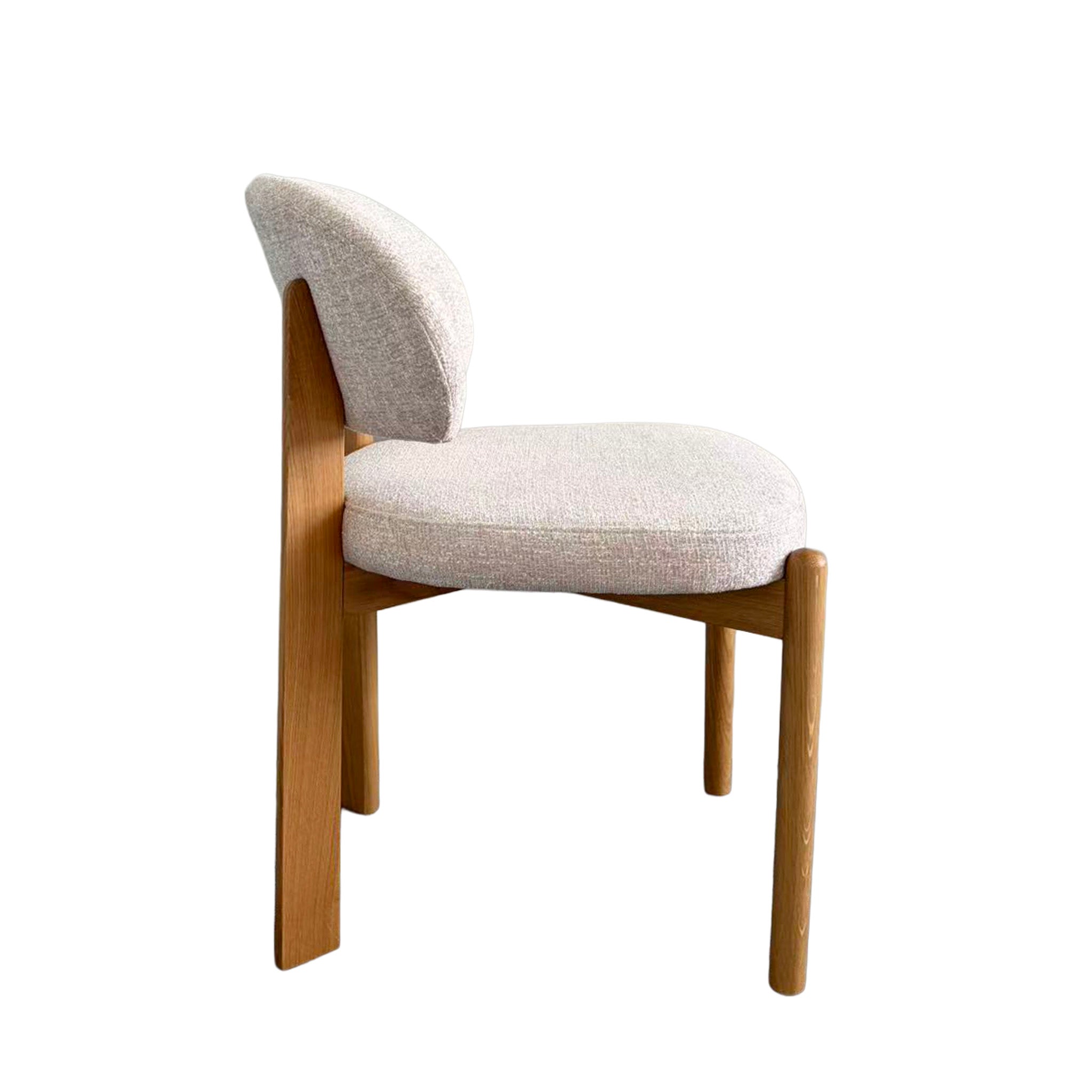 Set of 2 - Ansel Natural Dining Chair - Califonia Beige Hanson-Core