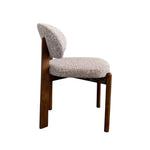 Set of 2 - Ansel Distressed Walnut Dining Chair - California Taupe Hanson-Core