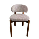 Set of 2 - Ansel Distressed Walnut Dining Chair - California Taupe Hanson-Core