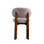 Set of 2 - Ansel Distressed Walnut Dining Chair - California Taupe Hanson-Core