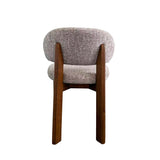 Set of 2 - Ansel Distressed Walnut Dining Chair - California Taupe Hanson-Core