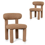 Set of 2 - Cleo Dining Chair - California Camel Dining Chair Cino-Core