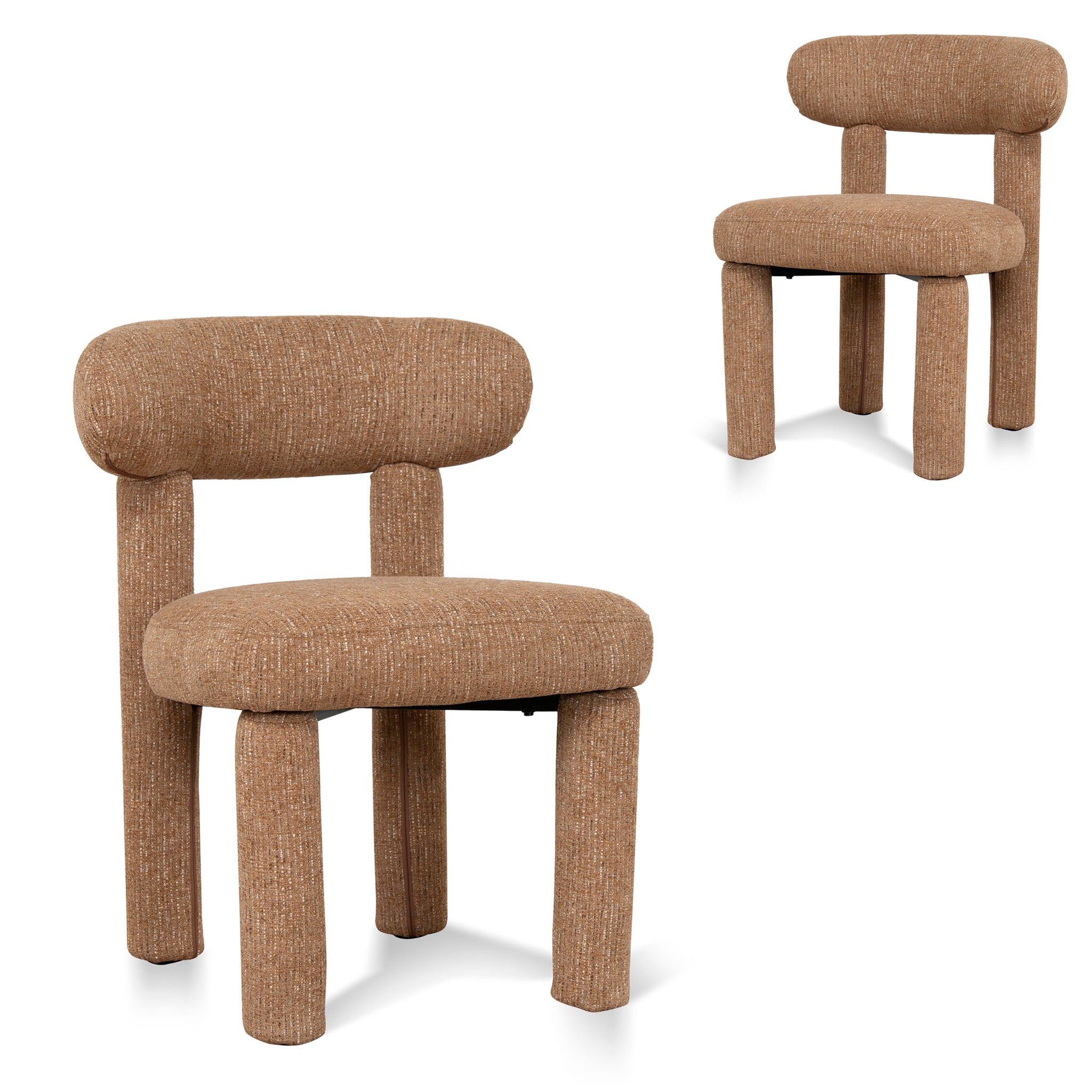 Set of 2 - Cleo Dining Chair - California Camel Dining Chair Cino-Core