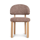 Set of 2 - Calix Natural Dining Chair - California Brown Dining Chair Cino-Core