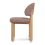 Set of 2 - Calix Natural Dining Chair - California Brown Dining Chair Cino-Core