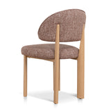 Set of 2 - Calix Natural Dining Chair - California Brown Dining Chair Cino-Core