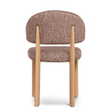 Set of 2 - Calix Natural Dining Chair - California Brown Dining Chair Cino-Core
