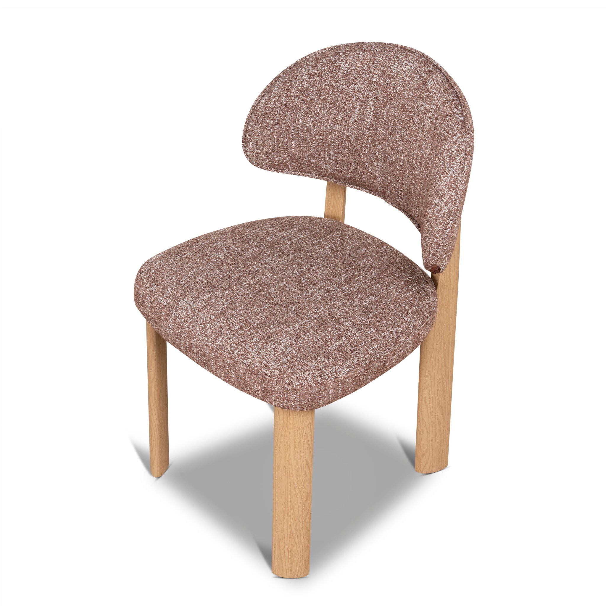 Set of 2 - Calix Natural Dining Chair - California Brown Dining Chair Cino-Core