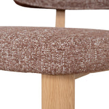 Set of 2 - Calix Natural Dining Chair - California Brown Dining Chair Cino-Core